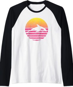 Classic Orca Gift Raglan Baseball Tee