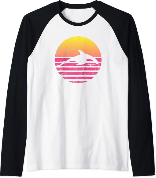 Classic Orca Gift Raglan Baseball Tee