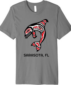 Sarasota FL Native American Indian Orca Killer Whales Premium T-Shirt