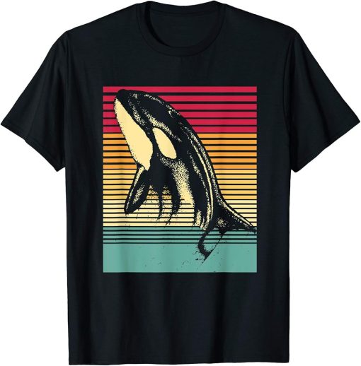 Retro Killer Whale T-Shirt