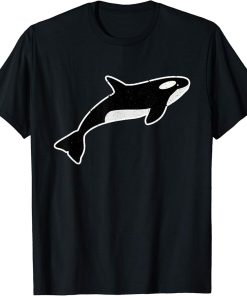 Whale Orca Love Oceans Animal Fin Waves Sea Vintage Gift T-Shirt