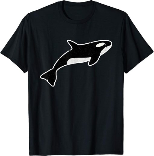 Whale Orca Love Oceans Animal Fin Waves Sea Vintage Gift T-Shirt