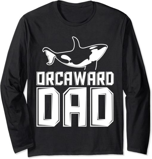 Orca Ward Dad Orca Long Sleeve T-Shirt